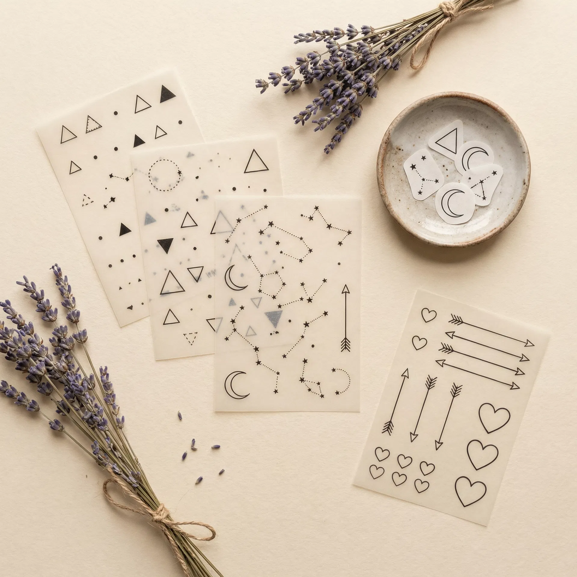 Minimal tattoo collection